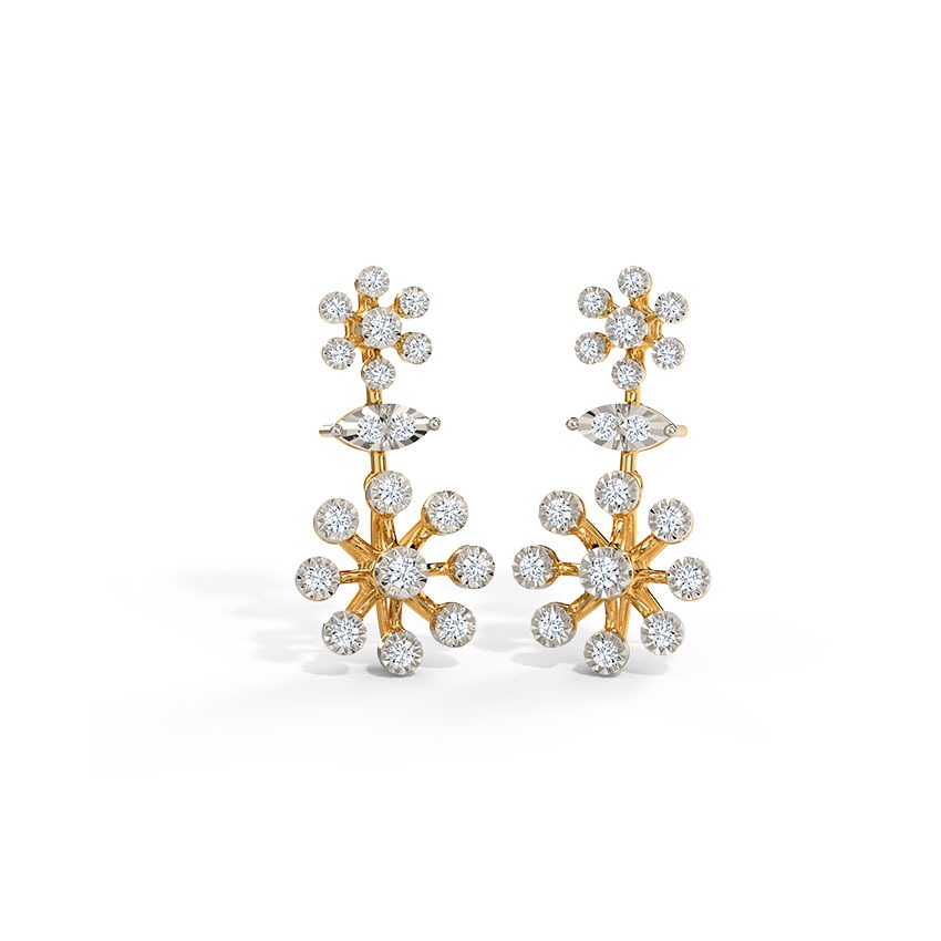 Arina Diamond Drop Earrings