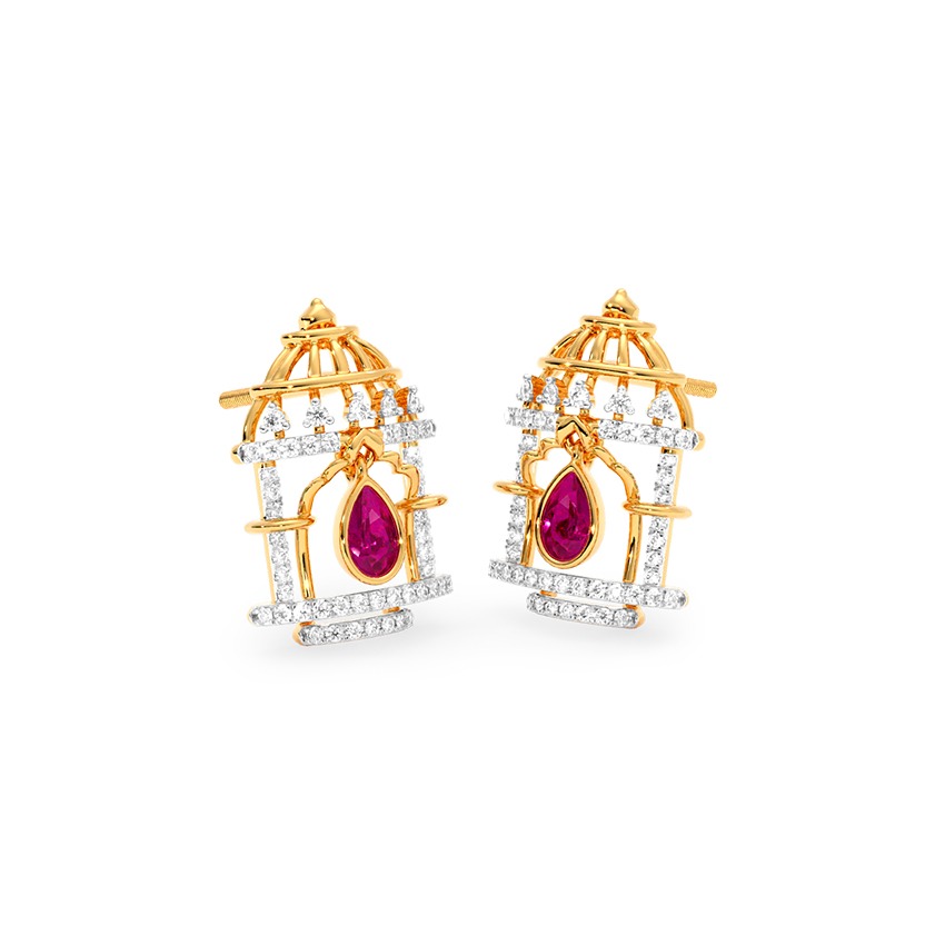 Peirava Gemstone Stud Earrings