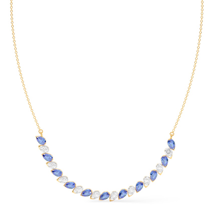 Blue Reign Gemstone Necklace