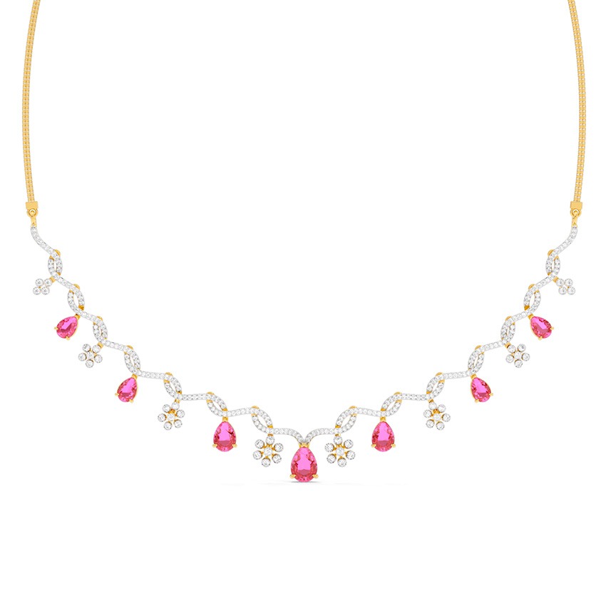 Pink Serenade Gemstone Necklace
