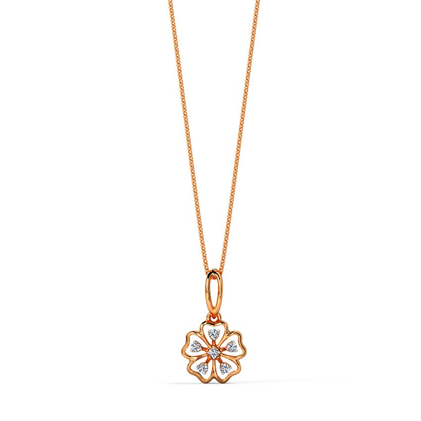 Pretty Petals Diamond Pendant