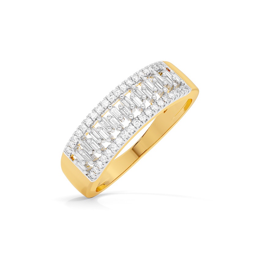 Golden Verse Diamond Band