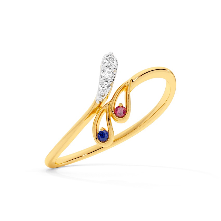 Gem Strokes 9KT Gemstone Ring