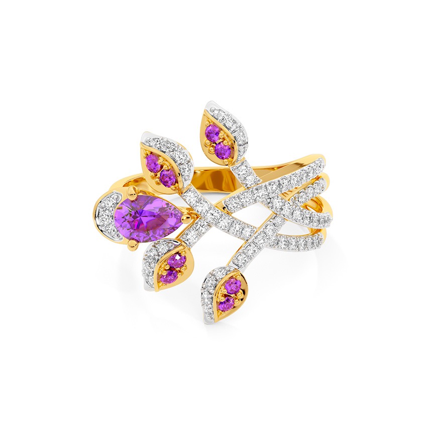 Alluring Amethyst Gemstone Ring