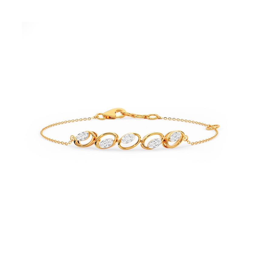 Gentle Buzz Diamond Chain Bracelet