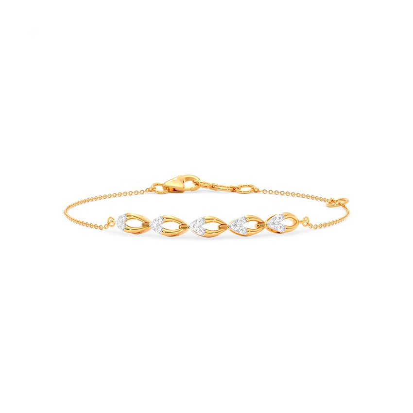 Subtle Flex Diamond Chain Bracelet