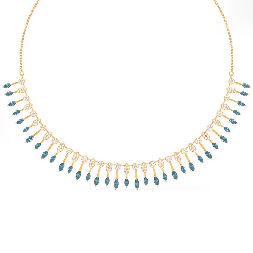 Celestial Topaz 22KT Gemstone Necklace