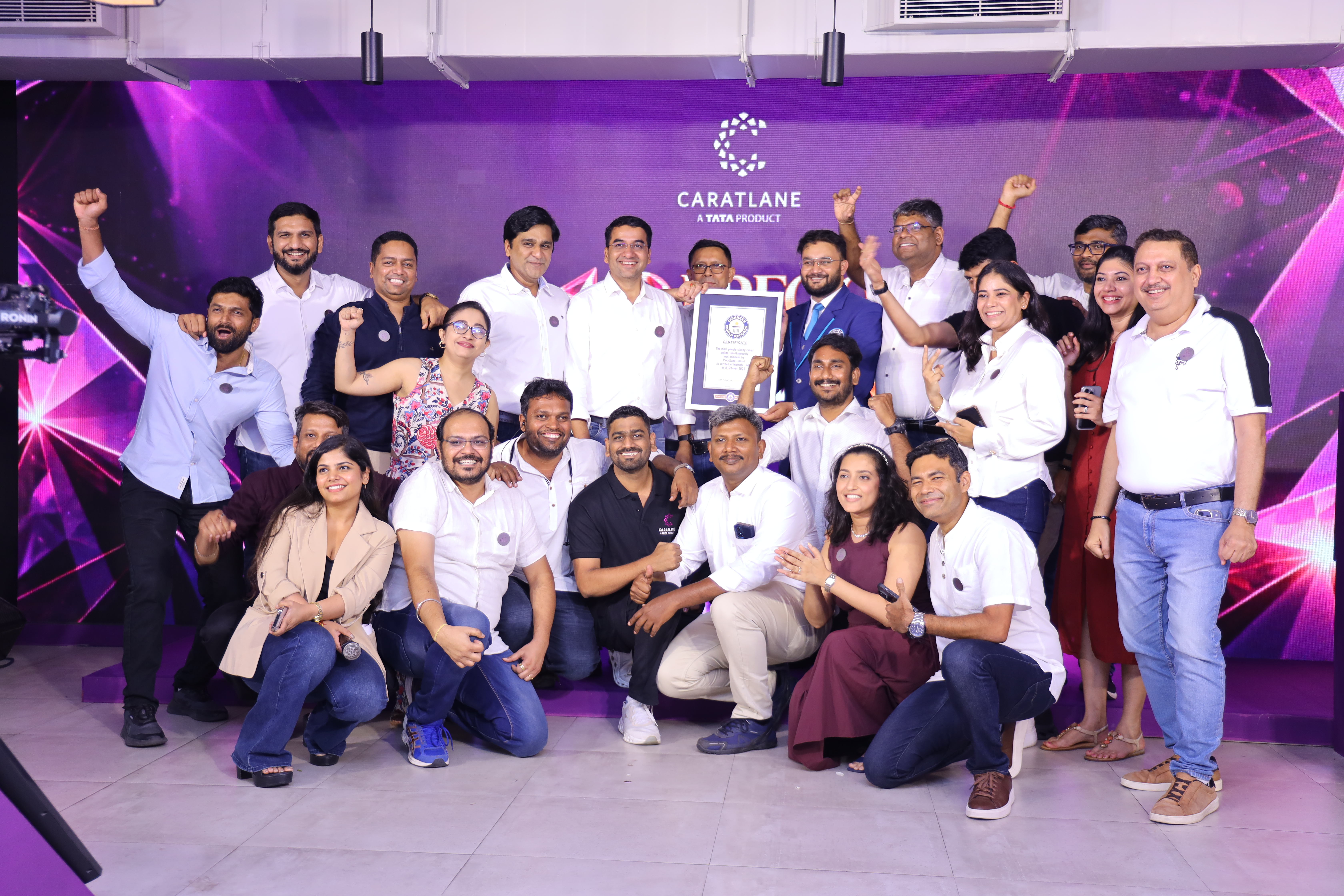 CaratLane Sets Guinness World Record with 467 Cakes