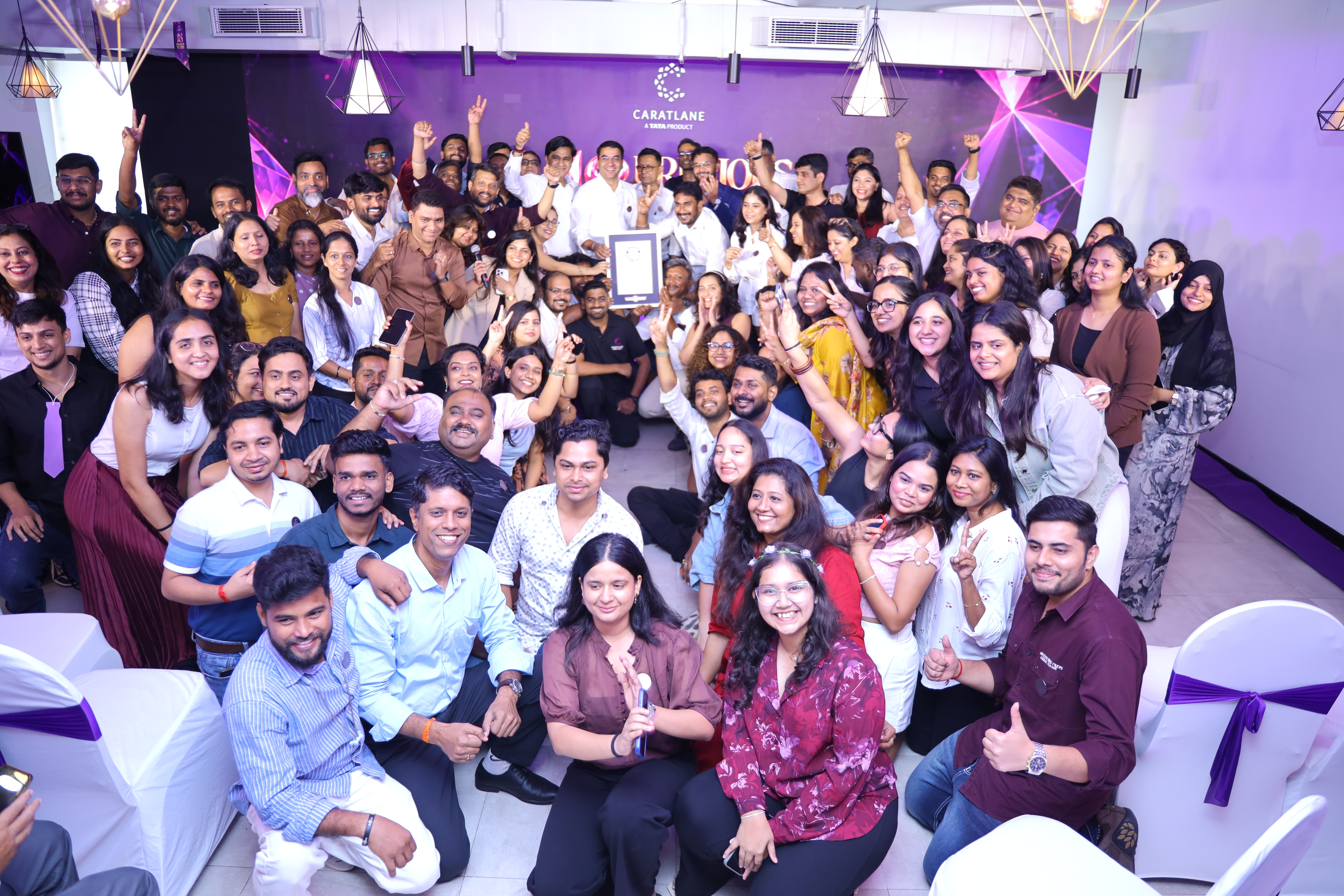 CaratLane 18th Anniversary Cake Cutting Record