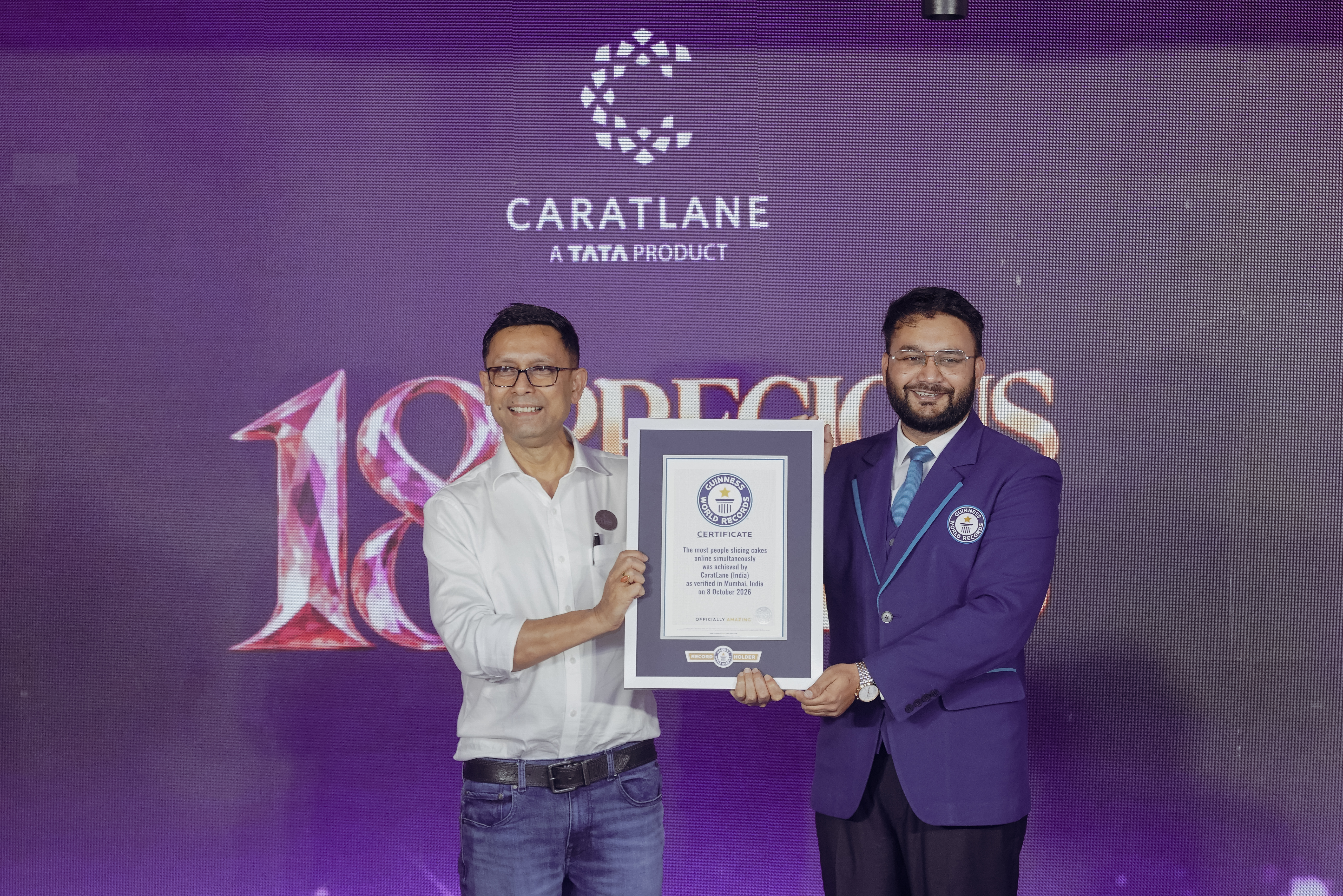 CaratLane Guinness World Record Cake Cutting Event