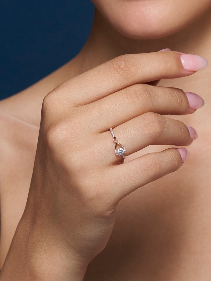 gold infinity ring