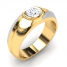 Turia Solitaire Ring Mount for Him